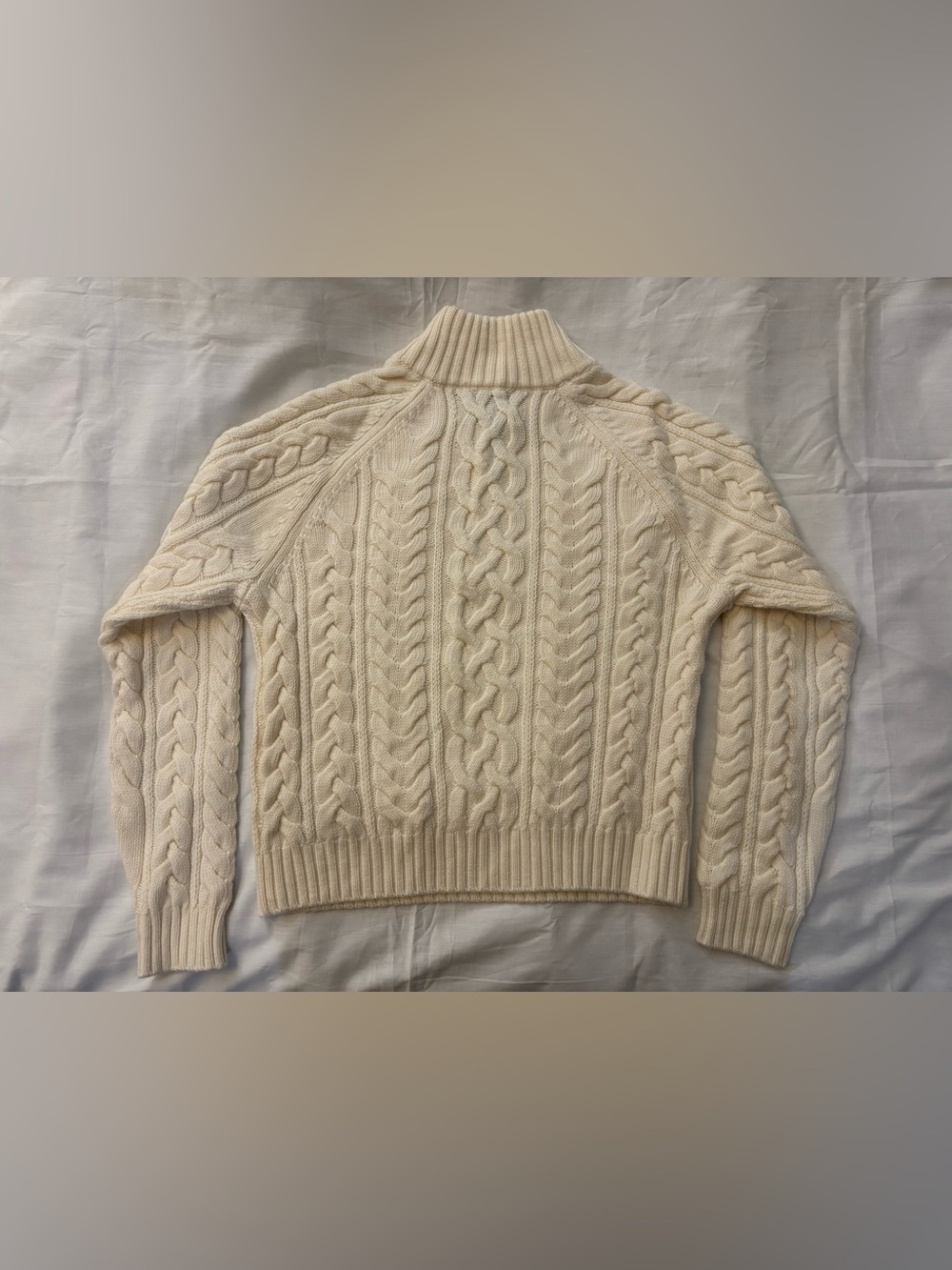 Aritzia Heritage knit merino wool 1/4 zip - Picture 3 of 12